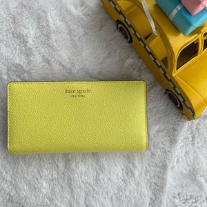 NWT Kate Spade Cameron Eva Lg SLIM BIFOLD WALLET